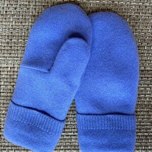 Lavender Felted Cashmere Mittens Handcrafted from Peck & Peck Repurposed Sweater